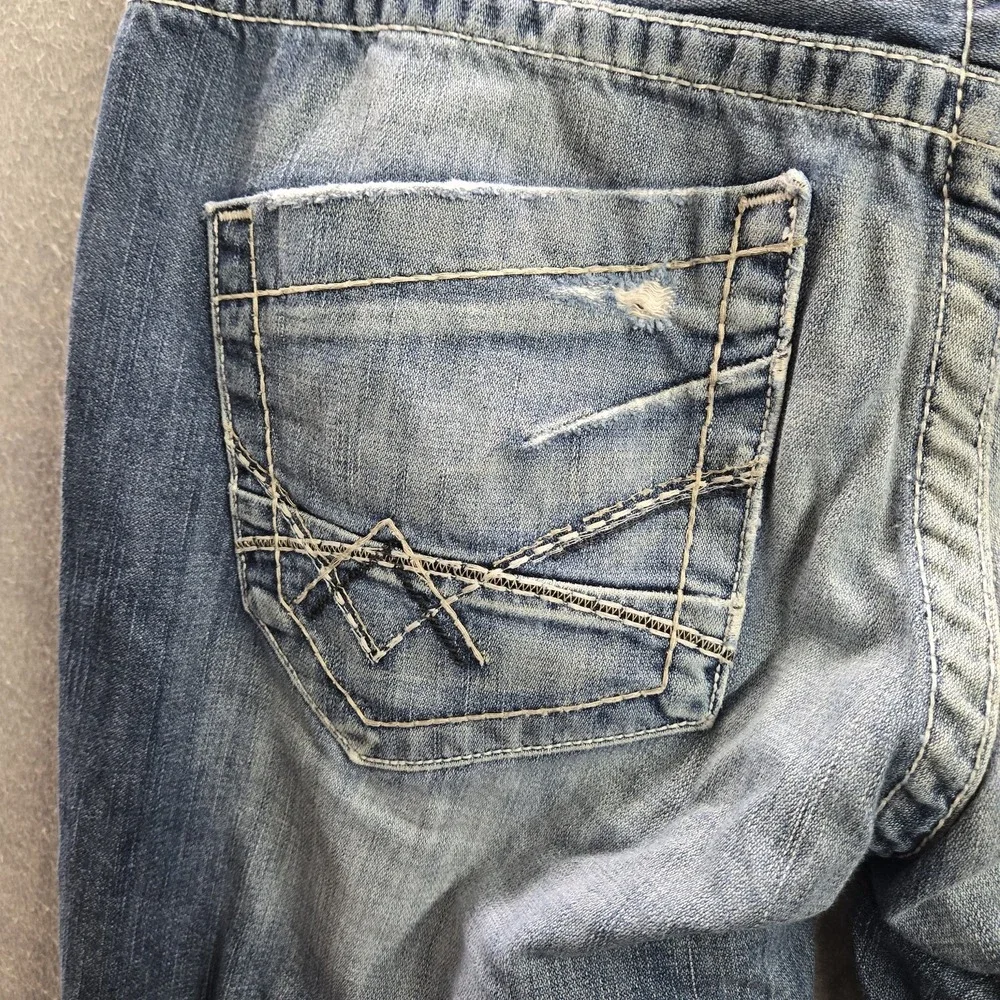 BKE Men Jeans 33R Blue Denim Carter Straight 31